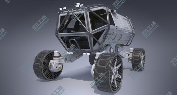 images/goods_img/20210312/3D Sci-fi Scout Vehicle Rover/1.jpg